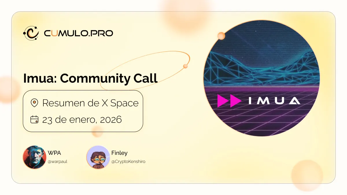 IMUA Community Call de Enero