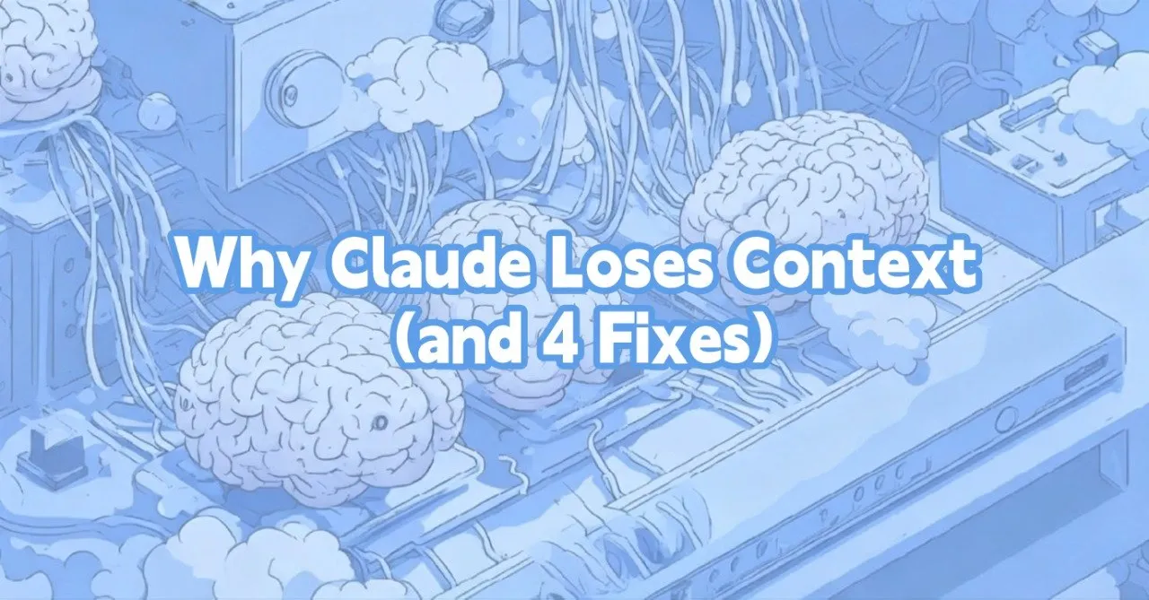 Why Claude Loses Context (and 4 Fixes)