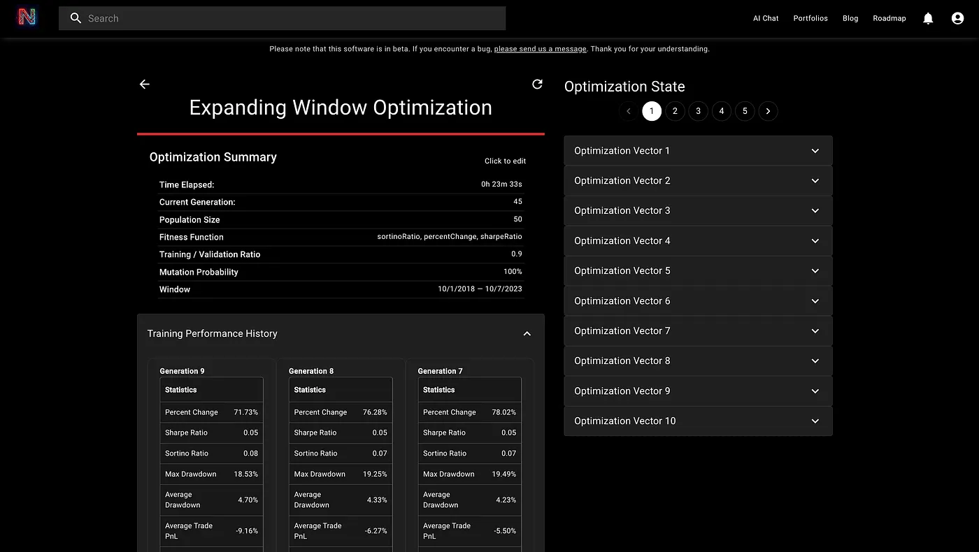 The Re-Optimization Process