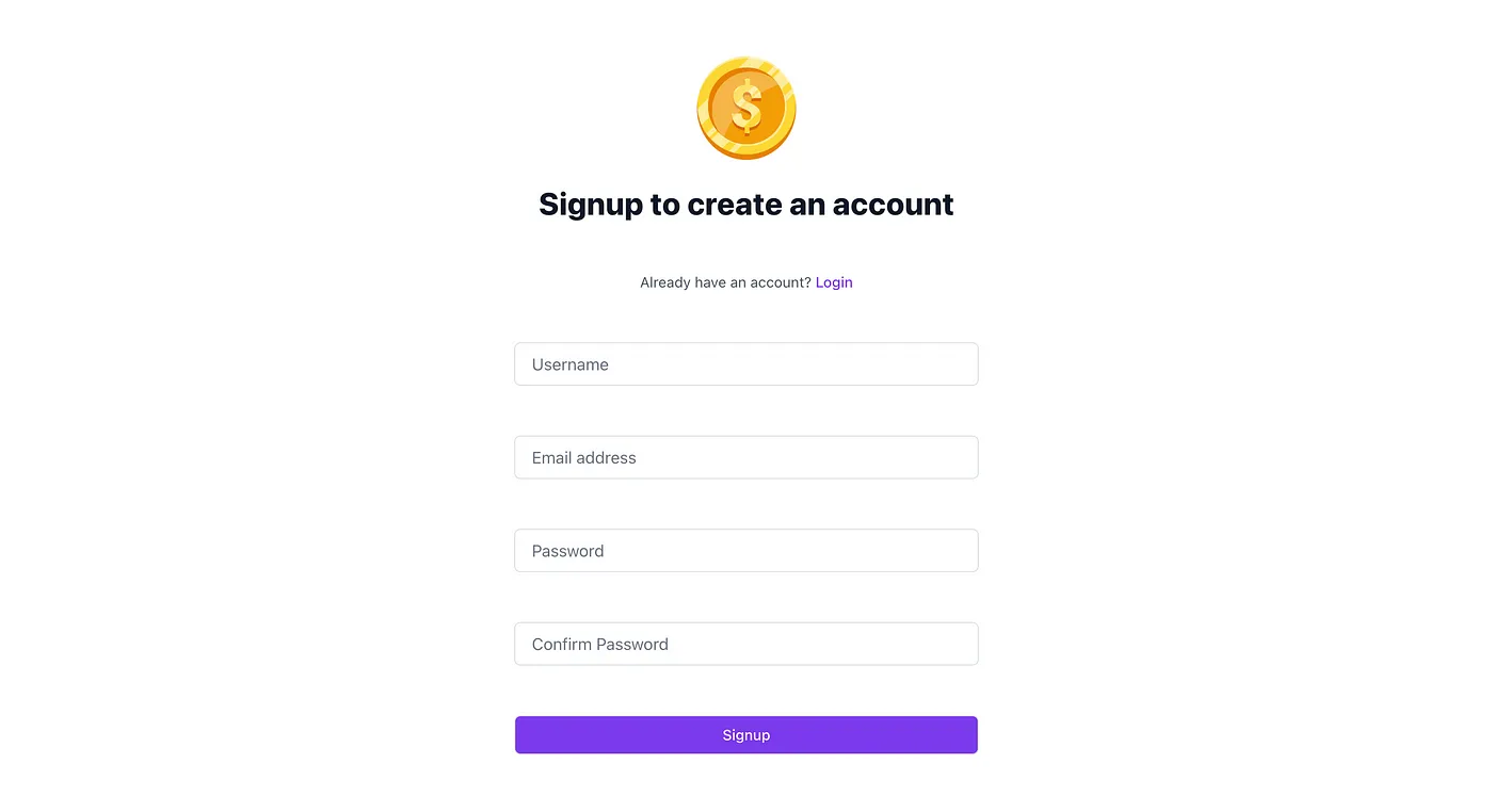 Signup