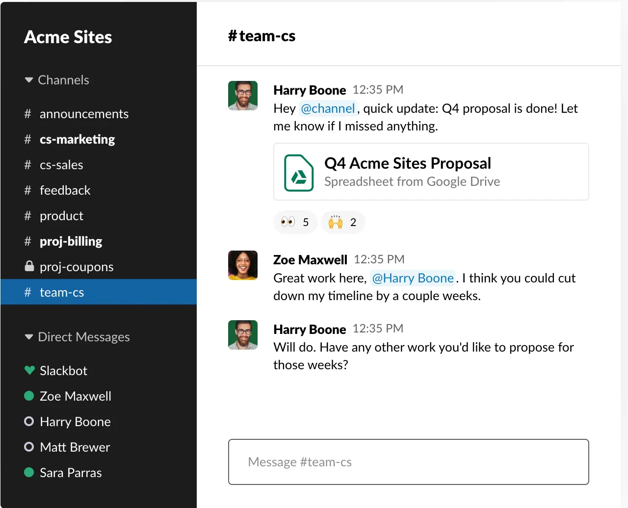 Image source: Slack’s official web page
