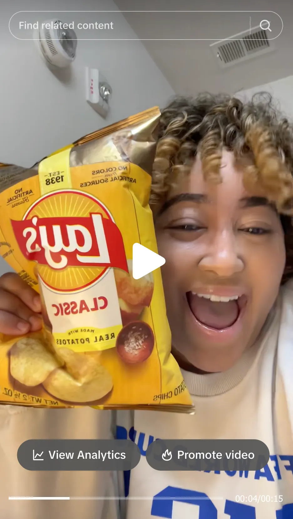 Gabrie'le Eato holding Lay's chips for Lay's FIFA World Cup 2026 partnership article preview