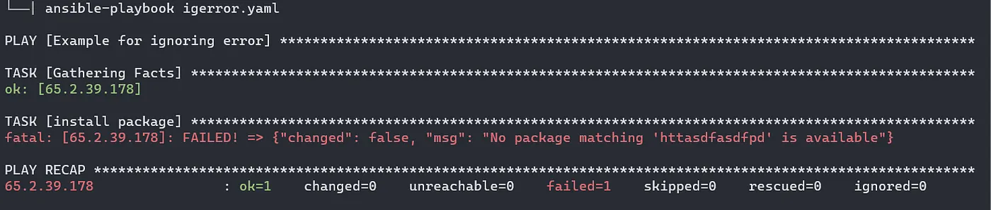 Task without ignore_errors
