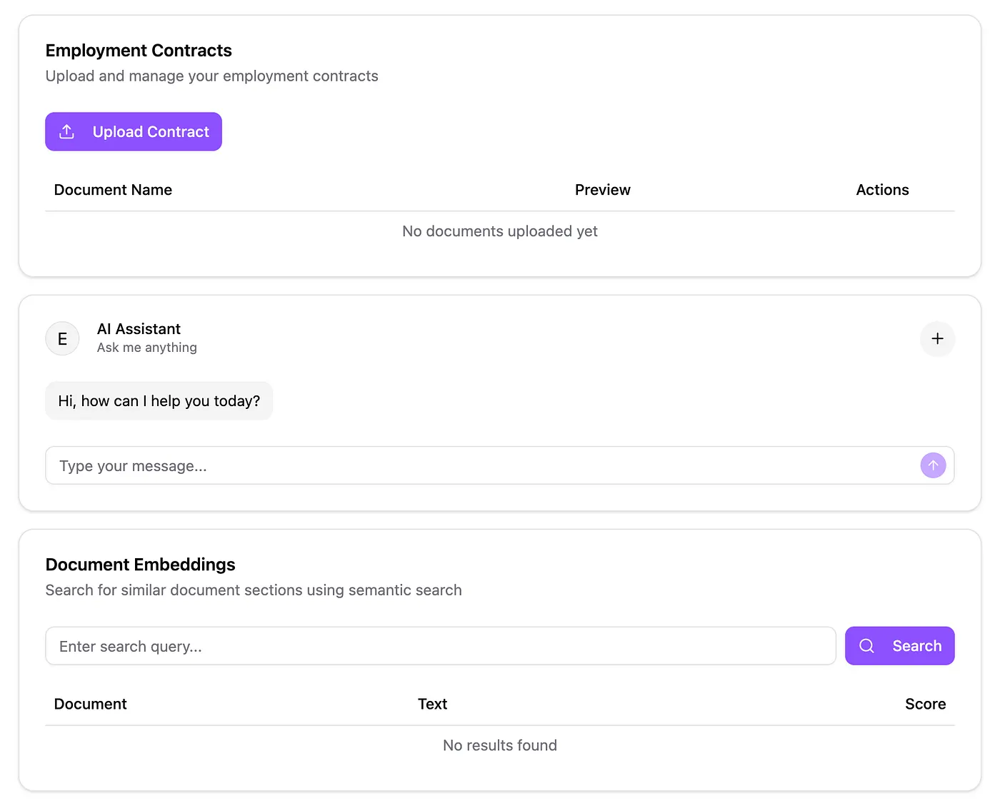 React frontend
