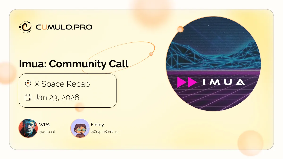 IMUA January Community Call