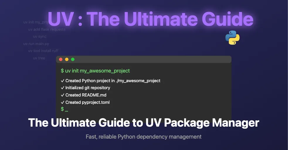 UV Package Manager: The Comprehensive Guide
