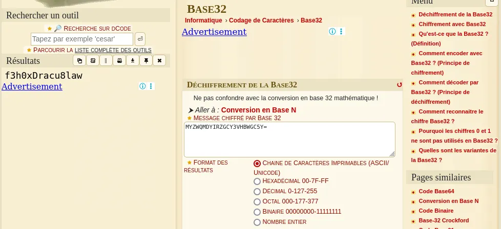 Decoded Base32