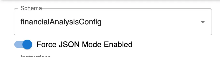 Users can force the model to always respond with valid JSON