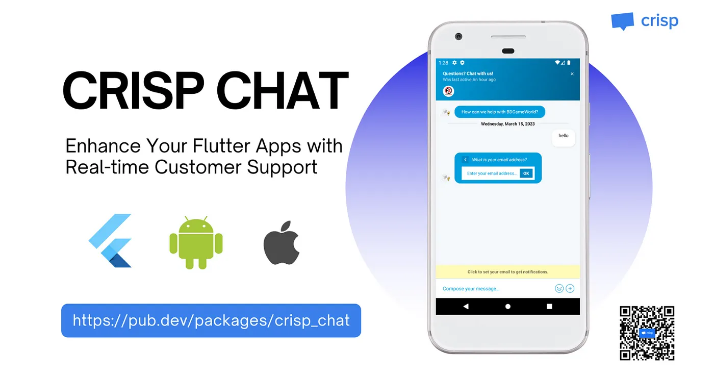 Introducing Crisp Chat: Enhance Your Flutter Apps with Real-time Customer Support