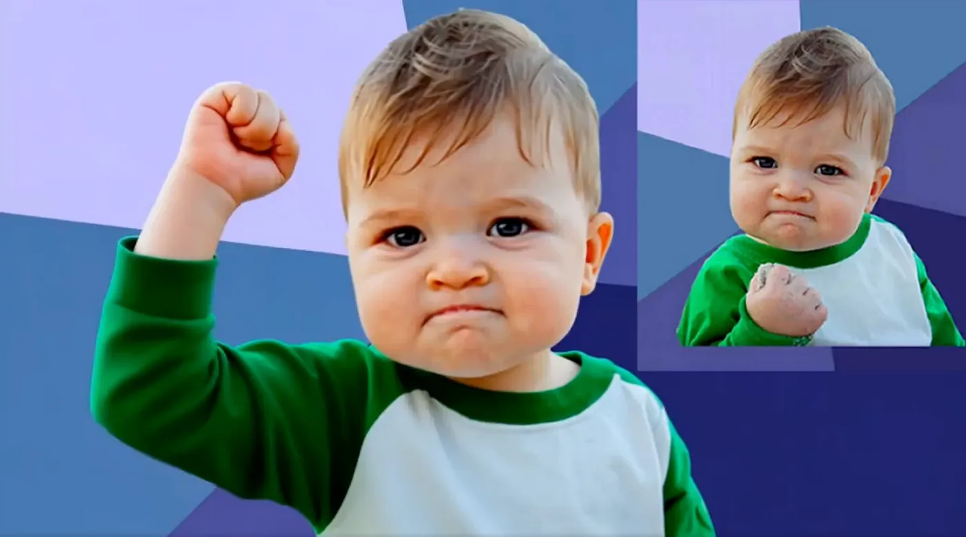 Success Kid meme