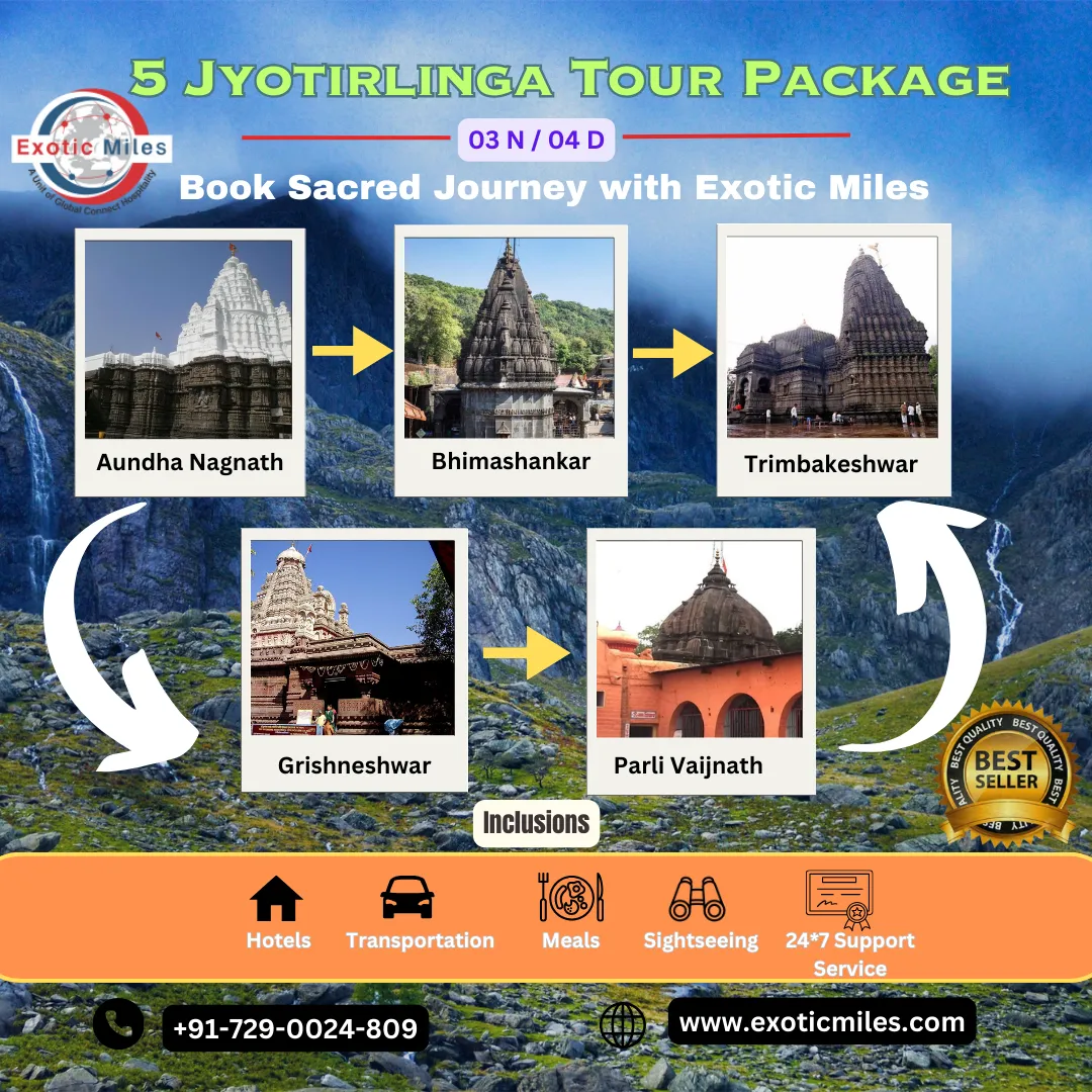 Maharashtra jyotirlinga tour package from Mumbai
