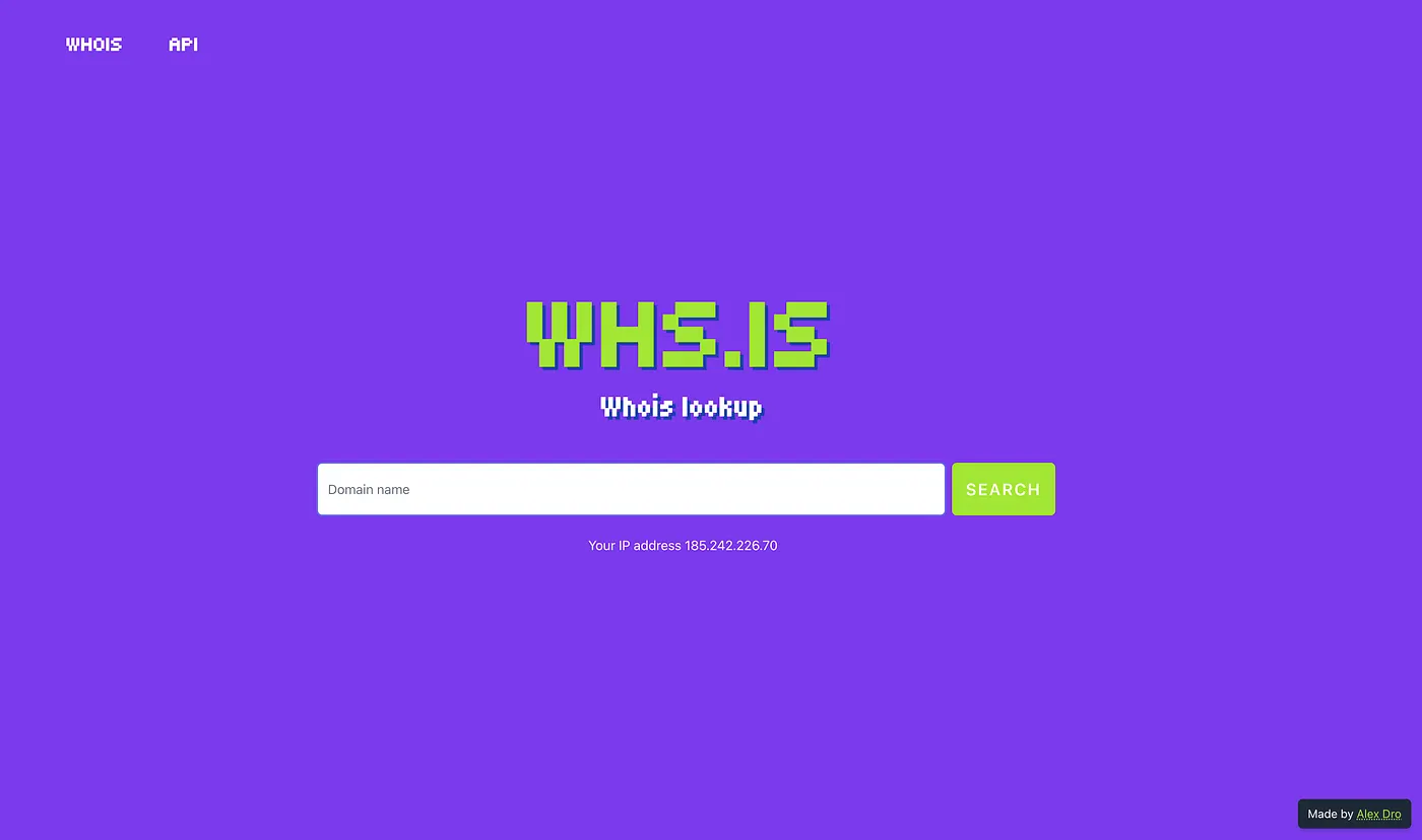 WHS.IS main page WHS.IS main page