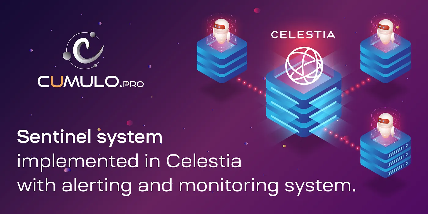 Implementation of a sentinel system in Celestia with alerting and monitoring system
