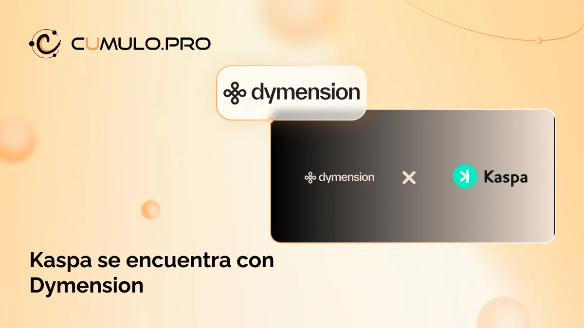 Kaspa se encuentra con Dymension