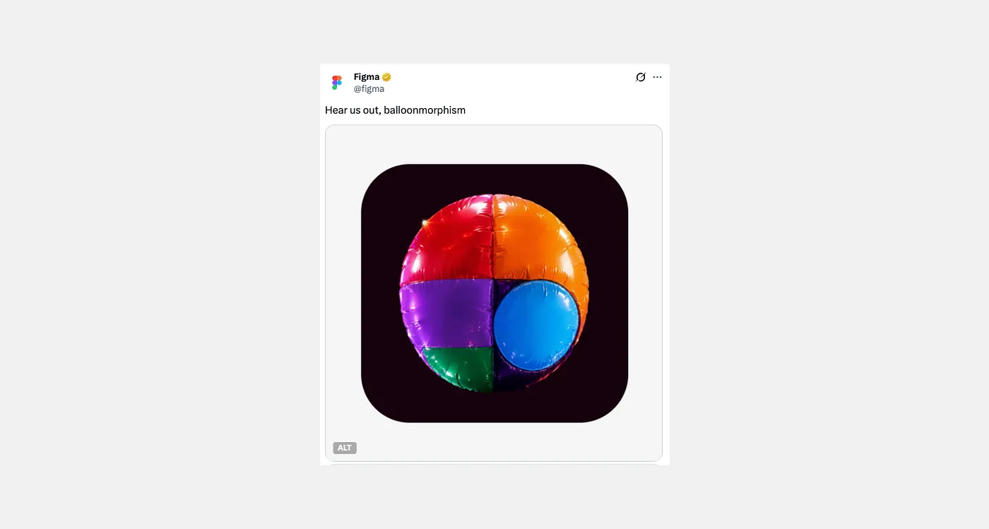 Figma balloon-morphism example