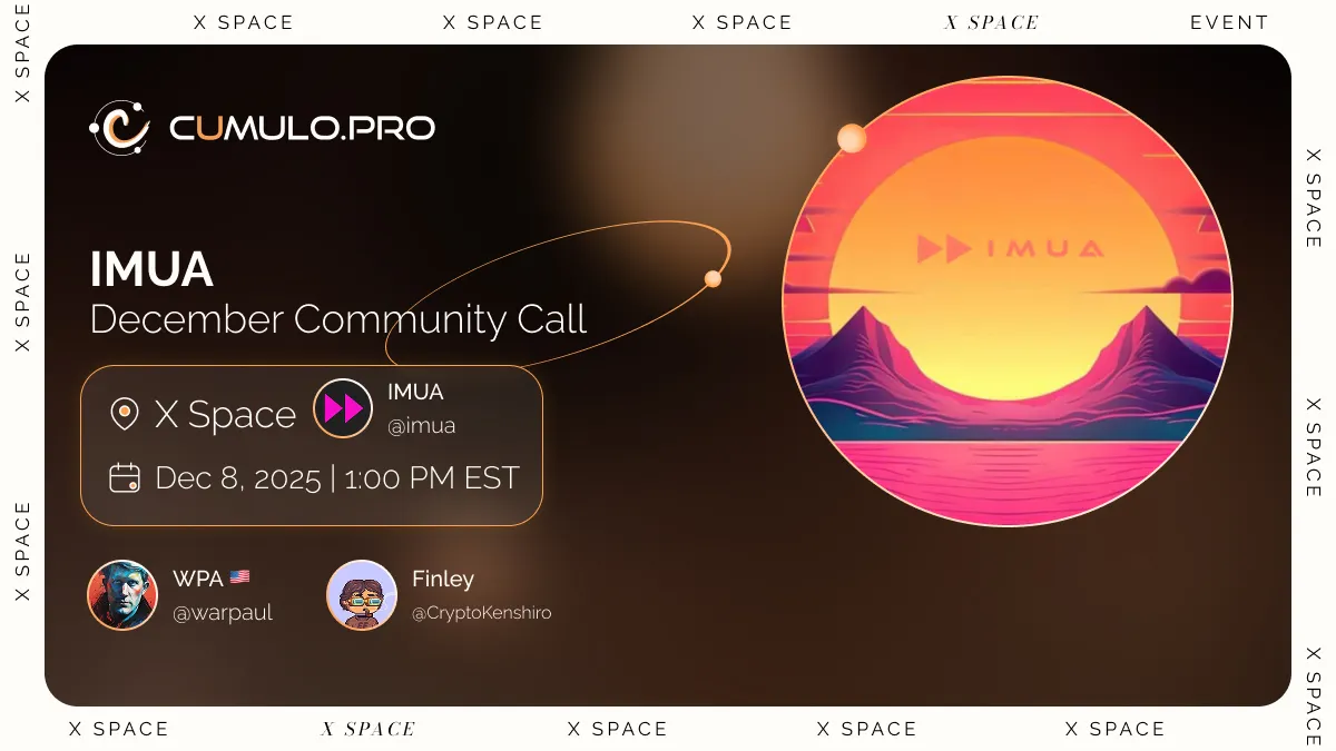 IMUA · December Community Call