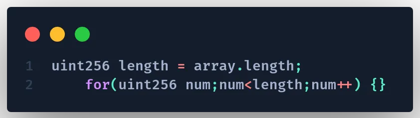 Cache Array Length