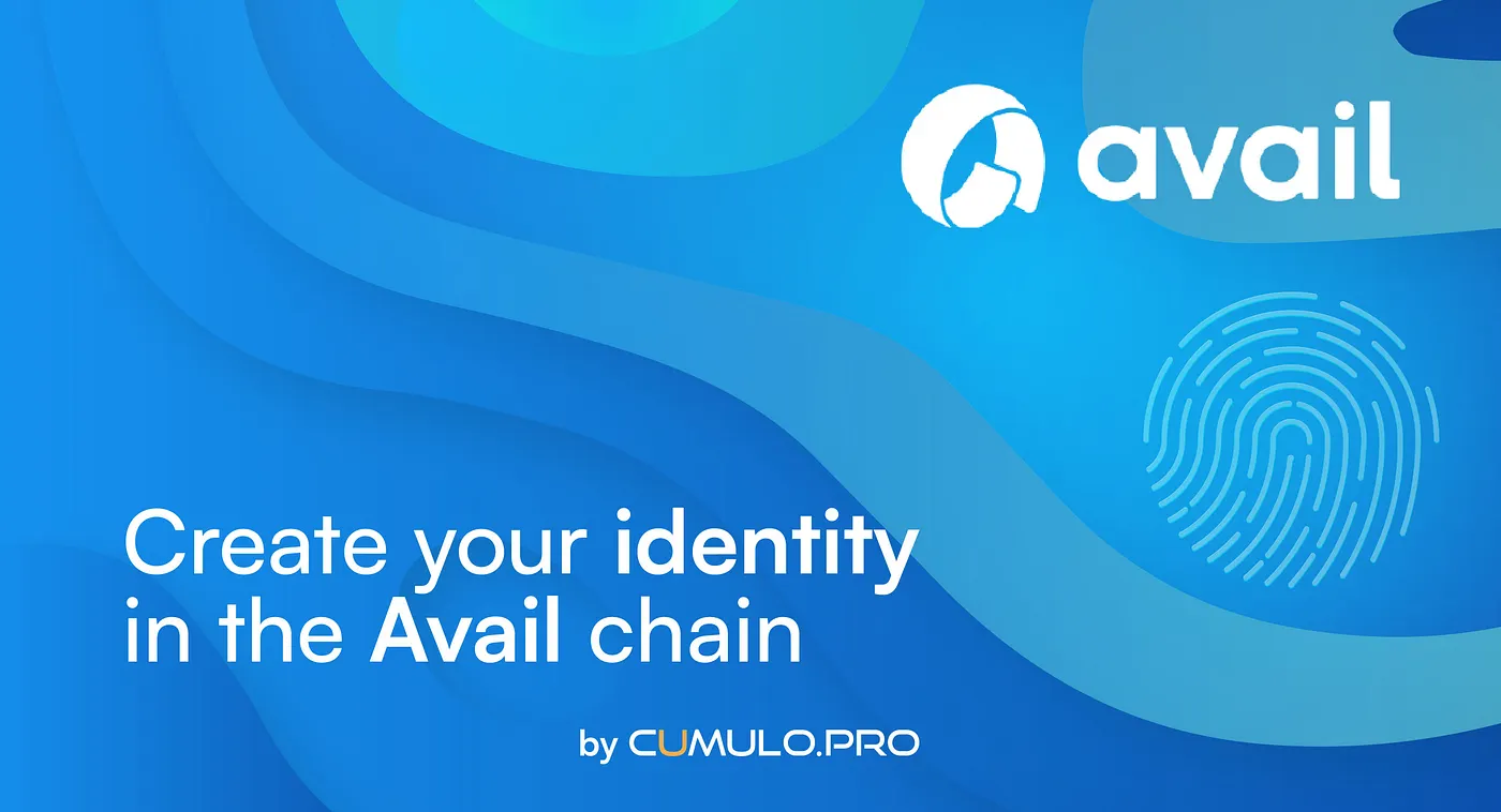 Create your identity in the Avail chain