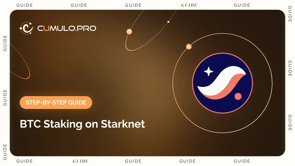 How to stake BTC on Starknet