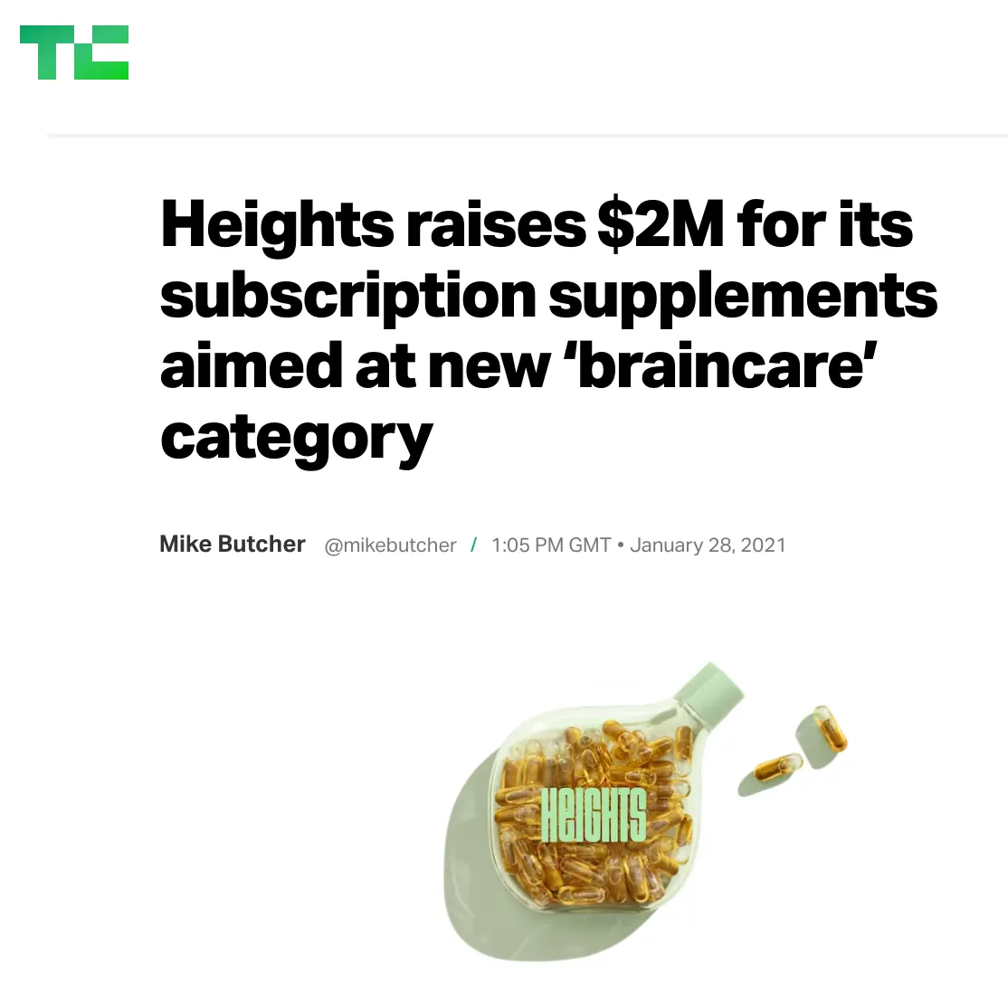 TechCrunch Article