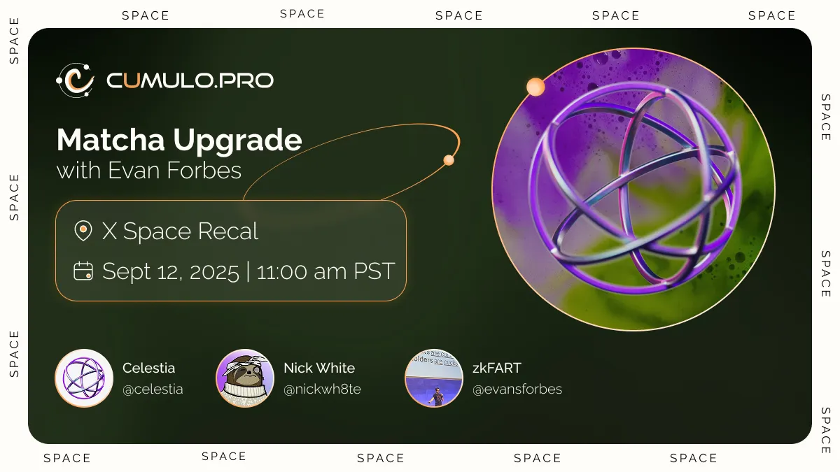 Matcha Upgrade with Evan Forbes