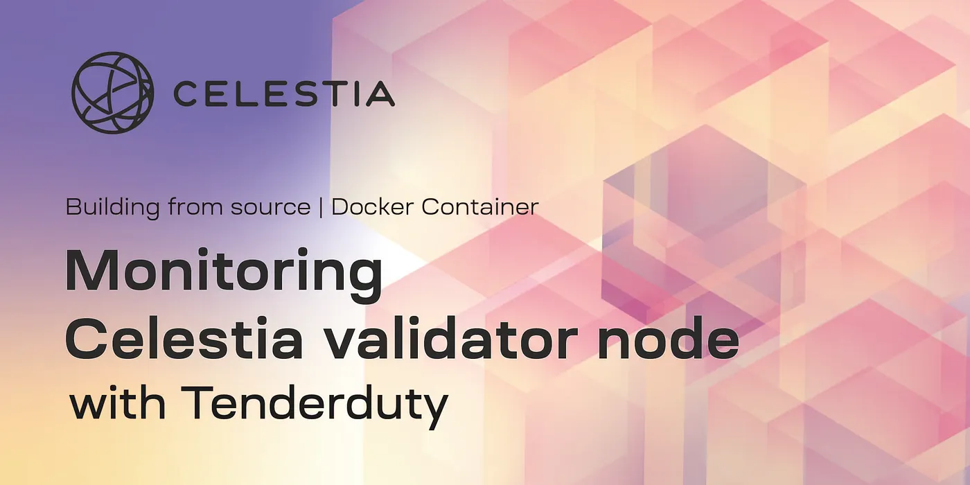 Monitoring Celestia validator node with Tenderduty