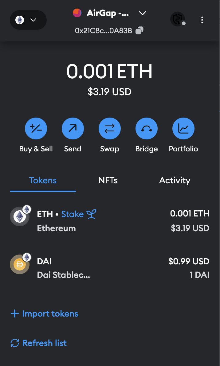 Keep Your EVM Assets Secure by Using AirGap Vault | by AirGap | AirGap |  Medium