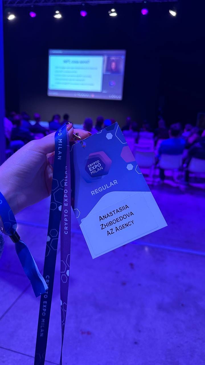How I attended the Crypto Expo Milan conference and got 5 insights about  Web3? | by AZ Agency | International digital&creative agency | Medium