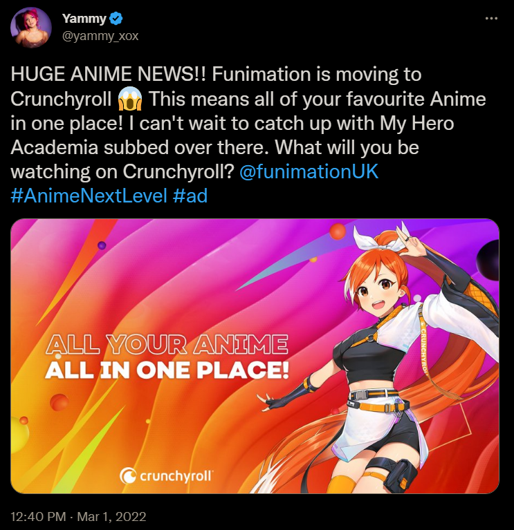 Every Funimation anime series now available on Crunchyroll after