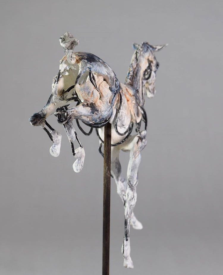 Susie Benes - Equine Artist - NEW blog post about wire armatures