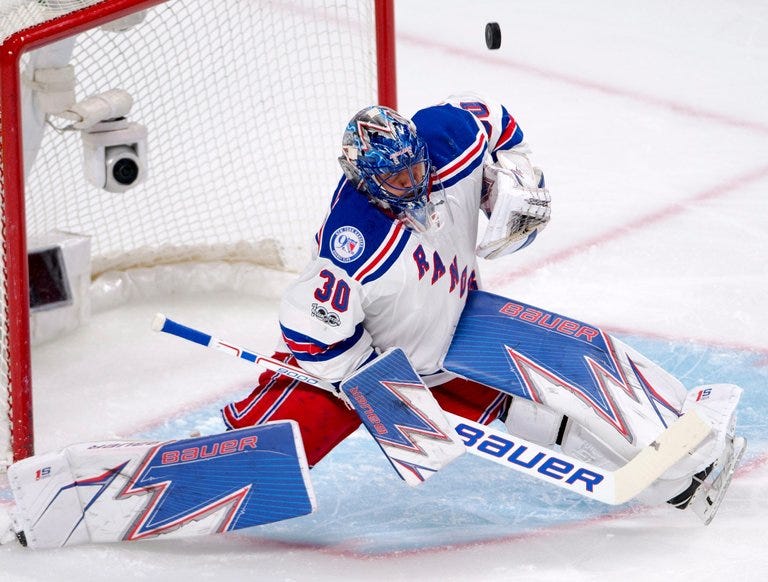 Lundqvist's Winter Classic pads to honor New York City, Mets