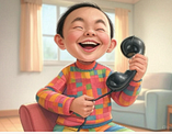 Niño riendo — IA Grok