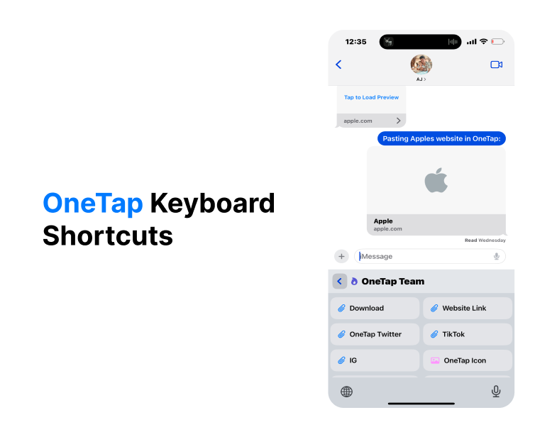 Keyboard Shortcuts - OneTap on the App Store