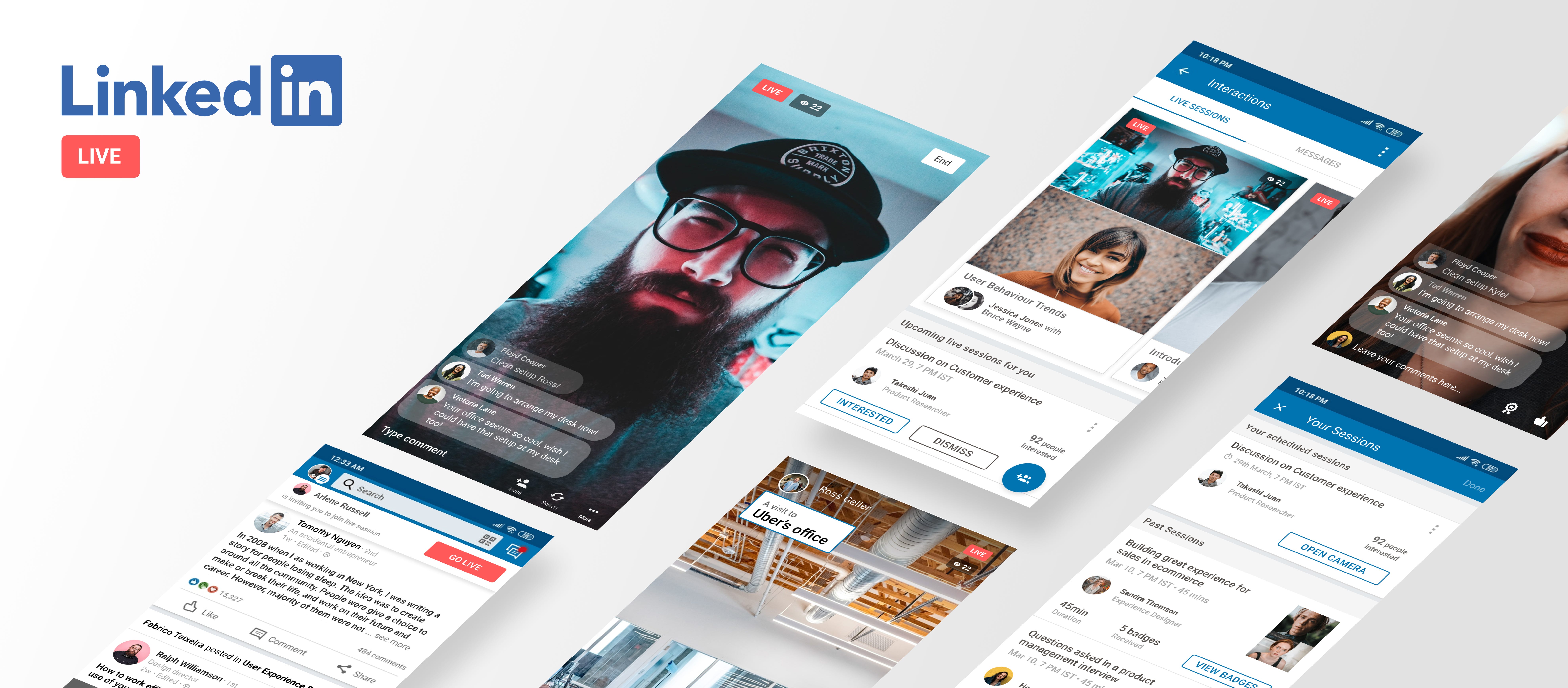 Going LIVE on Linkedin — In-App feature-UI/UX Case study by Pranav Patil UX Planet