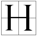 ‘H