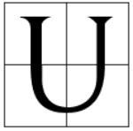 U