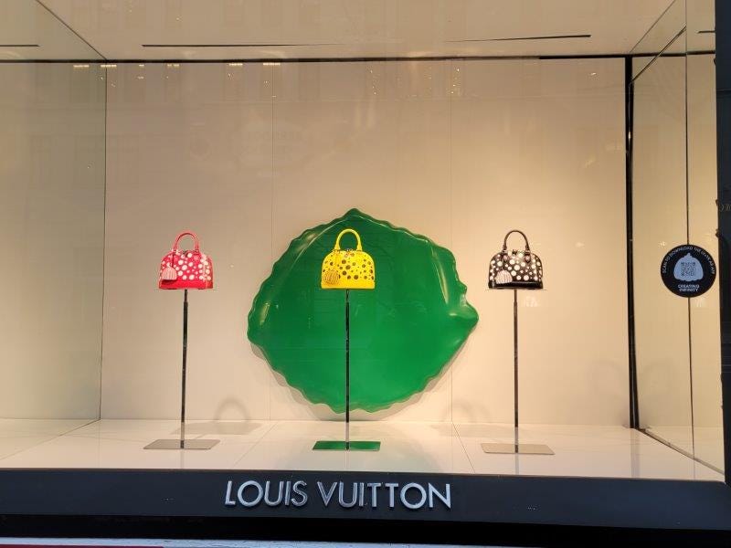 New York is dotty about Yayoi Kusama robot at Louis Vuitton