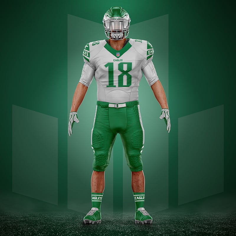 eagles kelly green jersey concept
