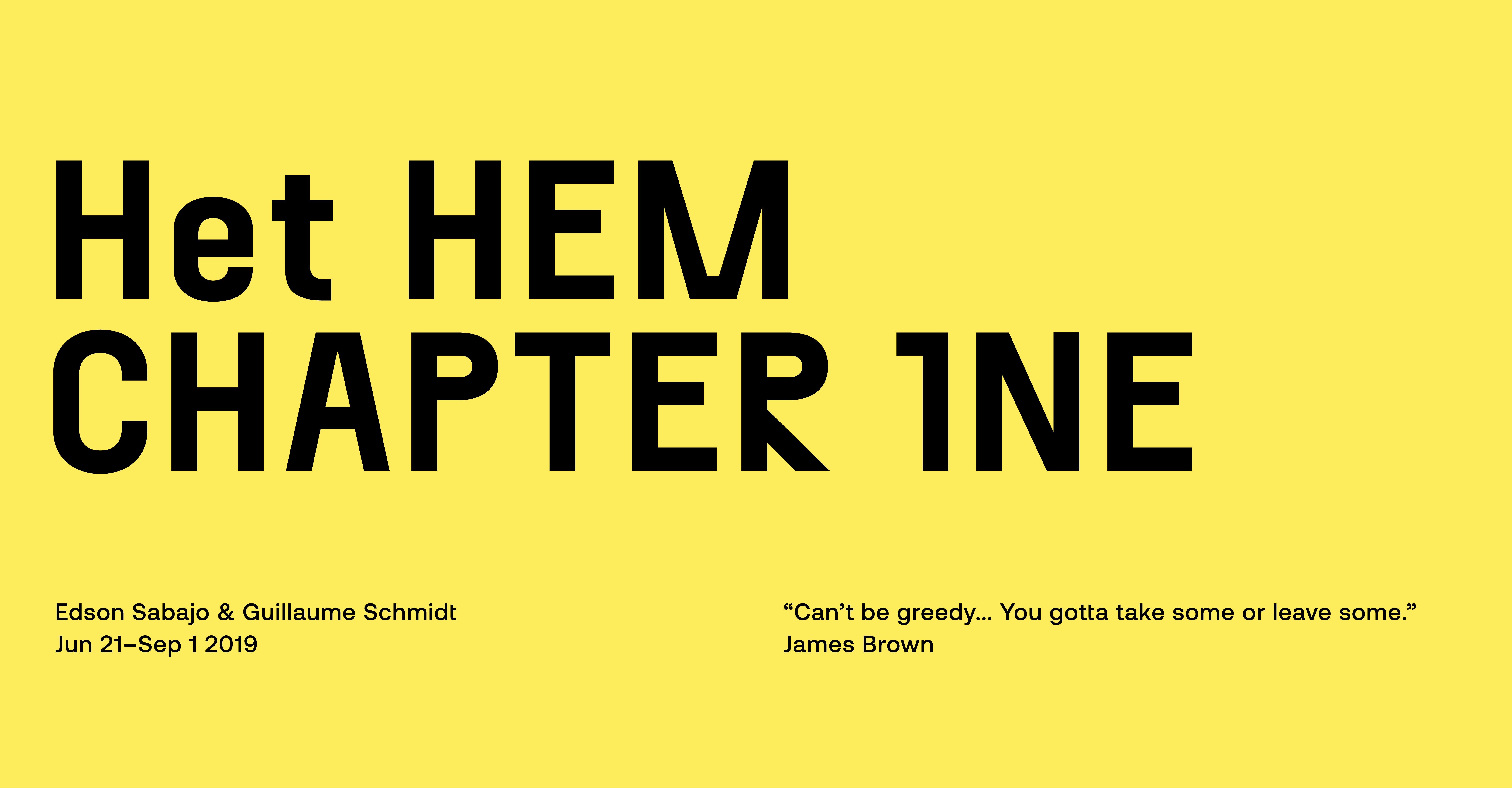 Het HEM Chapter 1NE: 'Can't be greedy… You gotta take some, and leave some'  | by Craig Berry | Medium