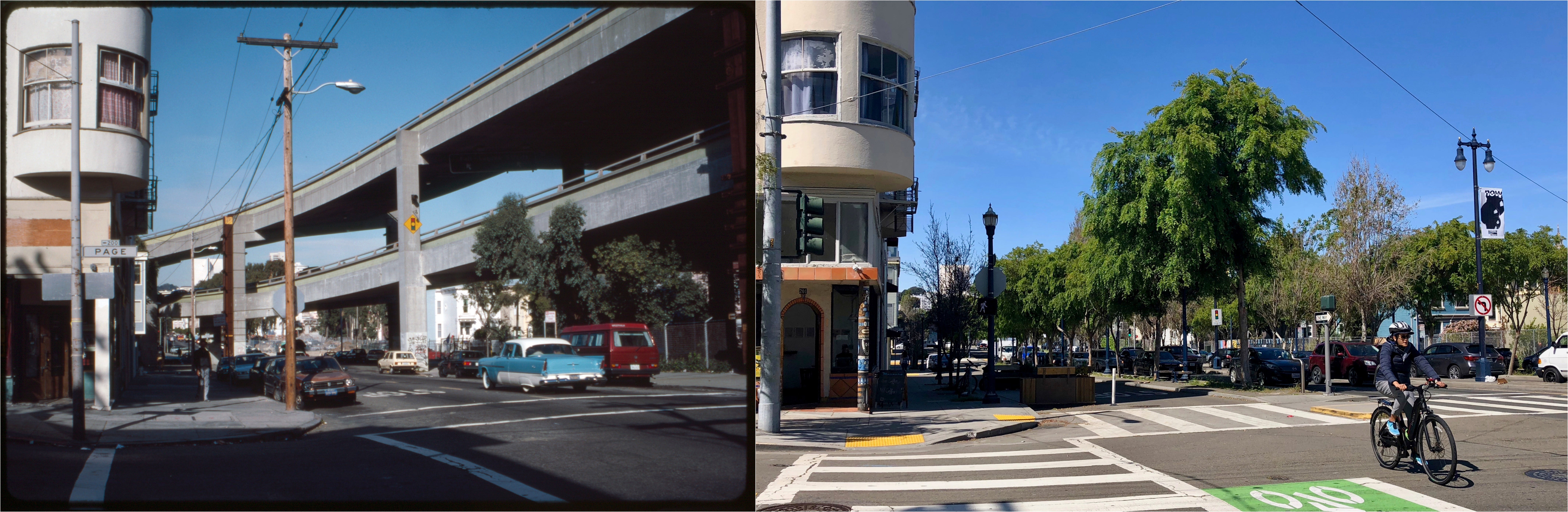 Hayes Valley: Then & Now. A San Francisco neighborhood changes