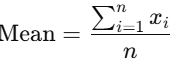 Approximation of the location of the data.