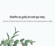 sanskrit bio for instagram