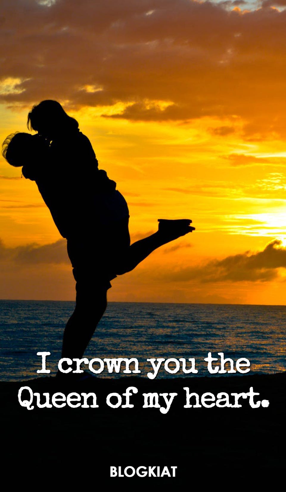 Love For Her Quotes - I crown you the Queen of my heart.