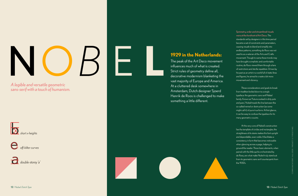 What sans-serif typefaces have finial geometry parallel to the