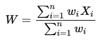 Weighted Mean