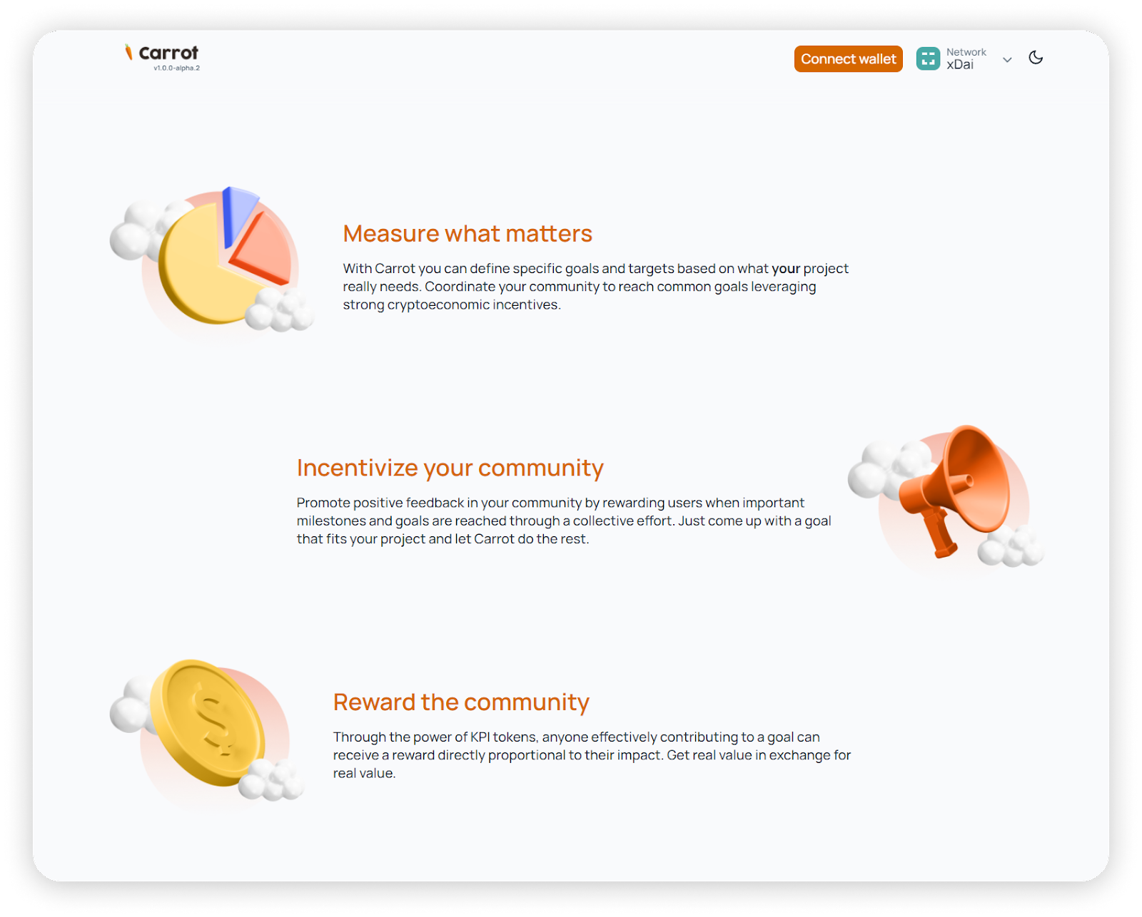 How to use Carrot. A guide to interacting with… | by DXdao | Carrot.Eth |  Medium