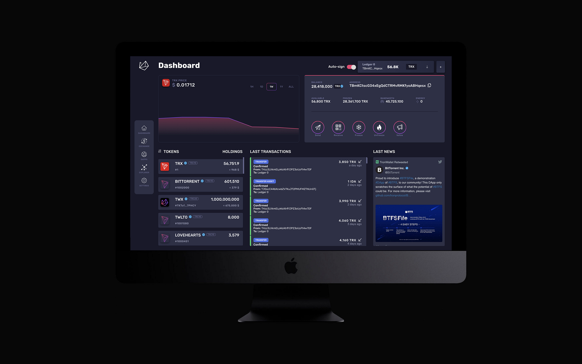 튜토리얼 : 데스크탑 및 렛저(Ledger) 지원을 위한 TronWallet Play 출시 | by Kein P | Medium