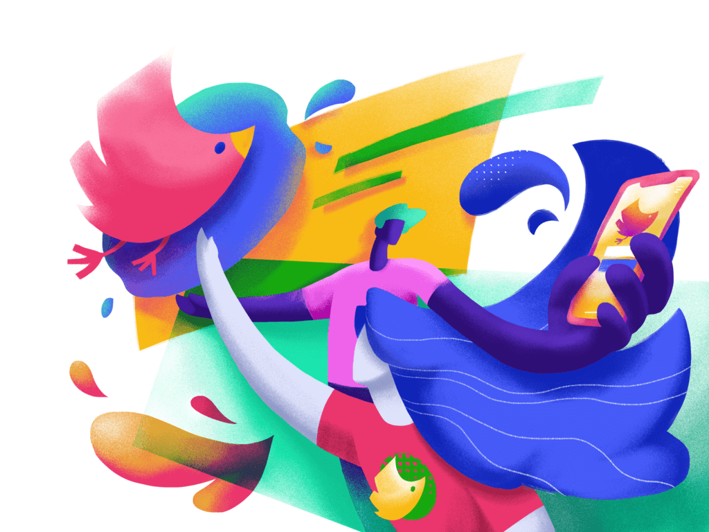 Illustration Inspiration: 25 Digital Artworks Showing Design Process | by  tubik | UX Planet, image size:1024x768