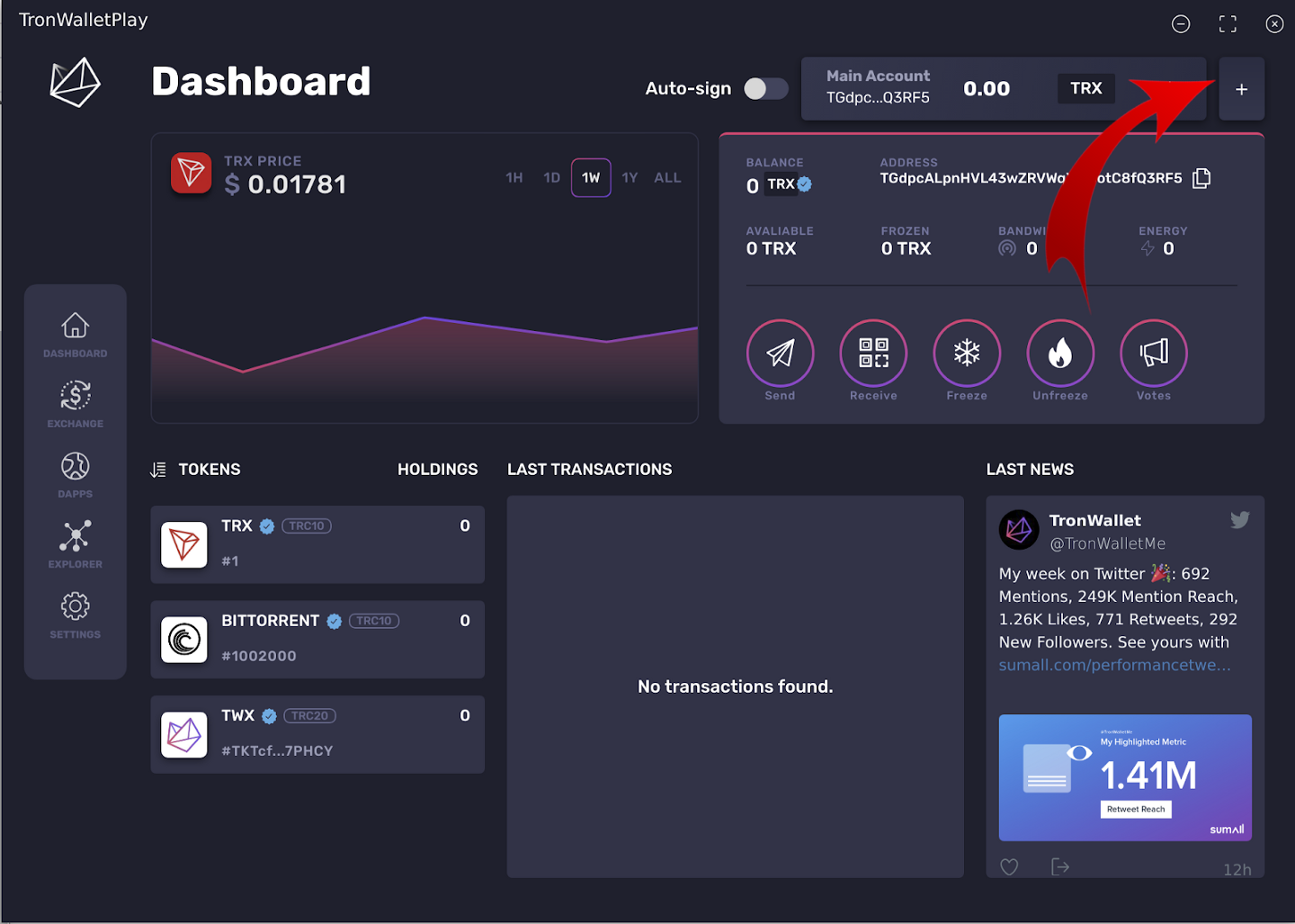 튜토리얼 : 데스크탑 및 렛저(Ledger) 지원을 위한 TronWallet Play 출시 | by Kein P | Medium