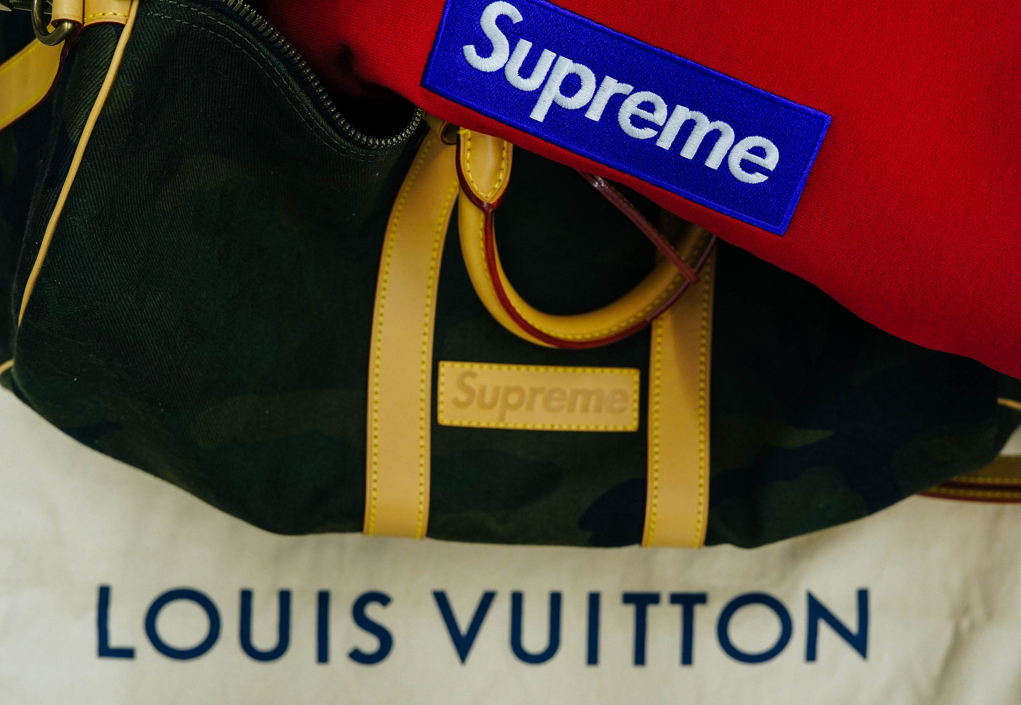 I'm thinking of buying the Supreme x Louis Vuitton Box Logo Hoodie
